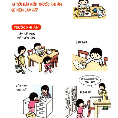 Cẩm Nang Sinh Hoạt Bằng Tranh Cho Bé Tập 2: Kĩ Năng Khi Ăn Uống (Tái Bản 2019)