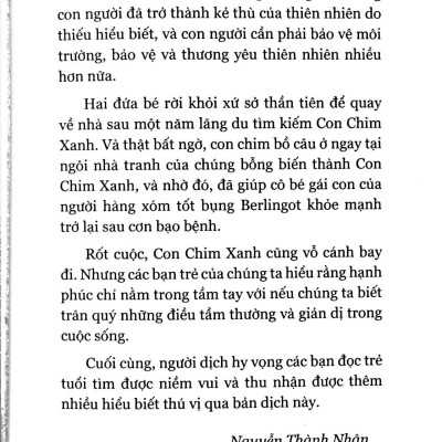 Con Chim Xanh Hạnh Phúc