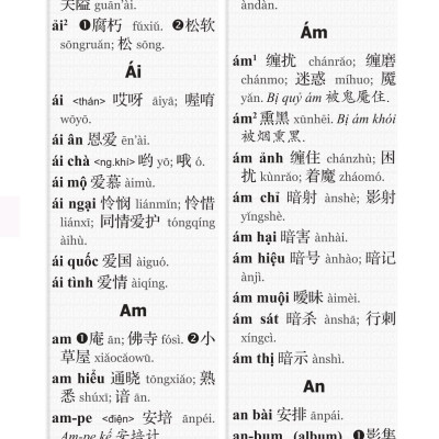 Từ Điển Việt - Hán Hiện Đại (Khổ 10x16, Bìa cứng) - Tặng Kèm Từ Điển Việt Hán Trực Tuyến