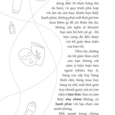 Dưỡng Da Tối Giản