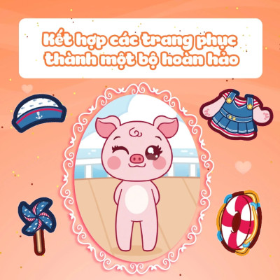 Mini Fashion (100+ Stickers Dễ Thương) - MEGA