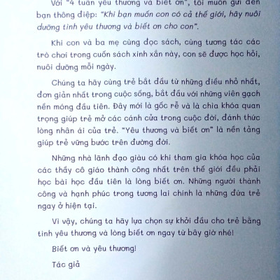 4 Tuần Yêu Thương Và Biết Ơn - PNU