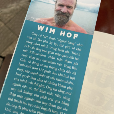 (New York Times Best Seller) TRỊ LIỆU BẰNG NƯỚC ĐÁ - Wim Hof - Saigonbooks – Nxb Thế Giới (Bìa mềm)