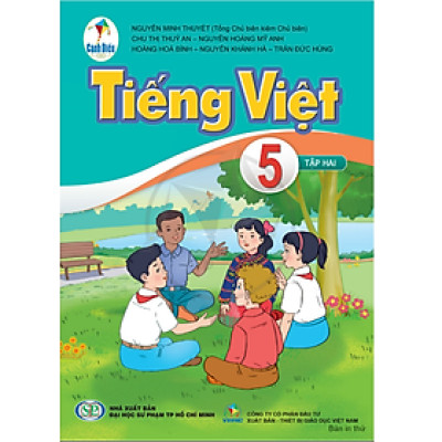 Sách giáo khoa Tiếng Việt 5- Tập hai- Cánh Diều (Kèm Nilon bọc Sách)