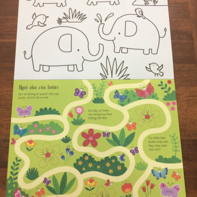Sách tương tác Dạo quanh sở thú - Trò chơi phát triển tư duy cho bé từ 2 tuổi VZ