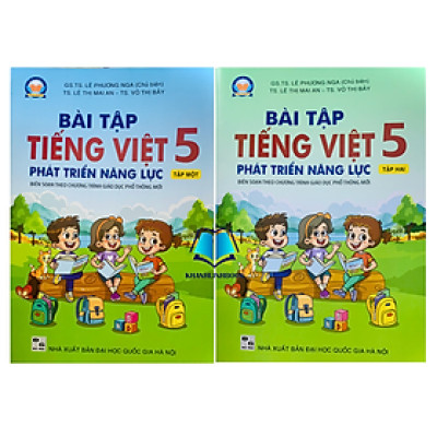 Sách - Combo Bài tập tiếng việt 5 phát triển năng lực - tập 1 + 2 (cánh diều)