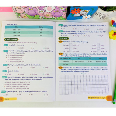 Sách - Bài Tập Tuần Toán 4 - tập 1 (Cánh Diều)