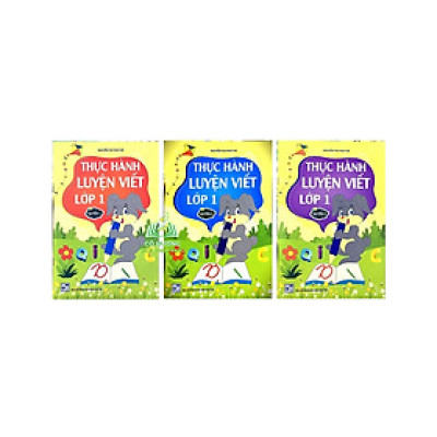 Sách Combo Thực hành luyện viết lớp 1 (Quyển 1+2+3)