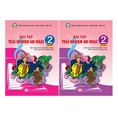 Sách Combo Bài tập trải nghiệm Âm nhạc 2 Tập 1 + 2 (dùng chung)