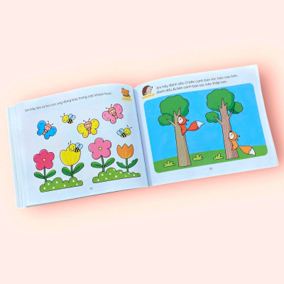 Sách cho bé - Hỏi Đáp Thông Minh - Rèn Luyện Não Trái Não Phải - Tập 1 - Sách tương tác - Dành cho trẻ 3+