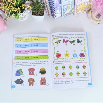 Sách - Combo 5 cuốn Vở Ô Ly Tập Tô - Tập Viết, Hành trang vào lớp 1 (Lê Mai) - Ndbooks