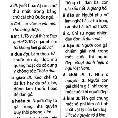Từ Điển Tiếng Việt Thông Dụng - Khổ Nhỏ (Tái Bản)