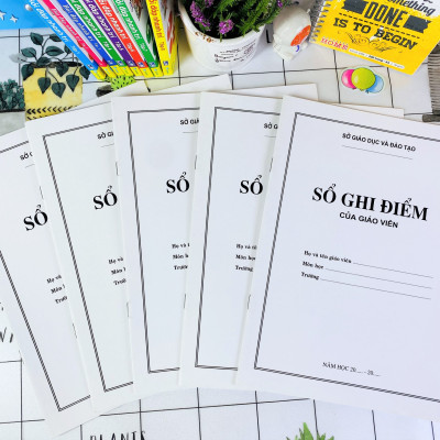 Sách ND - Combo 5 cuốn Sổ ghi điểm của giáo viên (B8)
