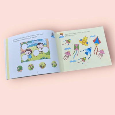 Sách cho bé - Hỏi Đáp Thông Minh - Rèn Luyện Não Trái Não Phải - Tập 4 - Sách tương tác - Dành cho trẻ 3+