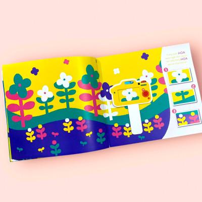 Sách - Úm Ba La! Máy ảnh mở ra! RÈN TRÍ NÃO - LUYỆN TẠP TRUNG - Nhanh mắt - Sách tương tác - Dành cho trẻ 3+