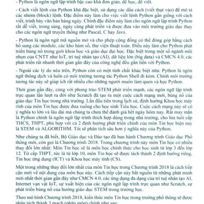 Python Cơ Bản (Tái Bản 2023)