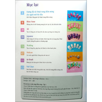 Bộ Sưu Tập Các Mẫu Trang Điểm Móng (Tập 1)