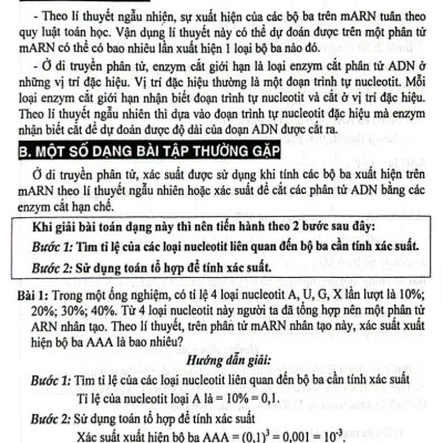 Phương Pháp Giải Toán Xác Suất Sinh Học (Tái Bản)