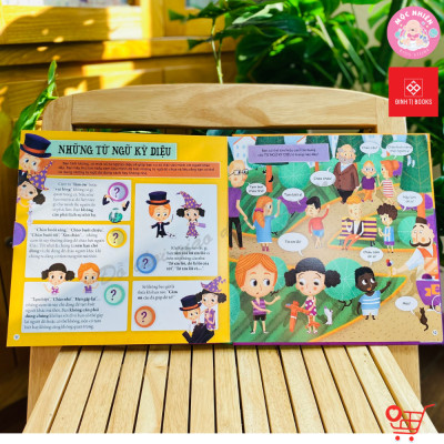 Sách tương tác - Rèn luyện kỹ năng đầu đời cho trẻ - 30 câu trắc nghiệm cho trẻ từ 4 tuổi - Đinh Tị Books