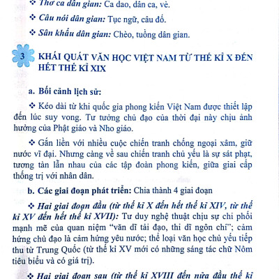Tóm Tắt Kiến Thức - Kĩ Năng Lớp 10 - 11 - 12 Môn ngữ Văn Chuẩn Bị Cho Kì Thi THPT Quốc Gia