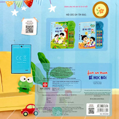 Sách Tương Tác - Sách Âm Thanh - Bé Học Nói