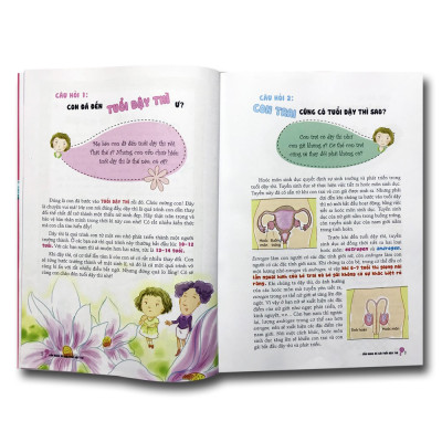 Combo Cẩm nang bé gái tuổi dậy thì