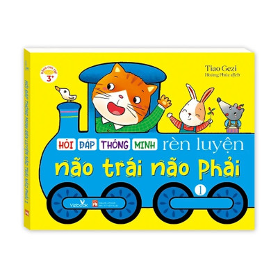 Sách cho bé - Hỏi Đáp Thông Minh - Rèn Luyện Não Trái Não Phải - Bộ 4 cuốn - Sách tương tác - Dành cho trẻ 3+