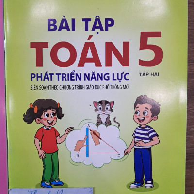 Sách - Bài tập Toán 5 Phát triển năng lực - tập 1 (Cánh diều)