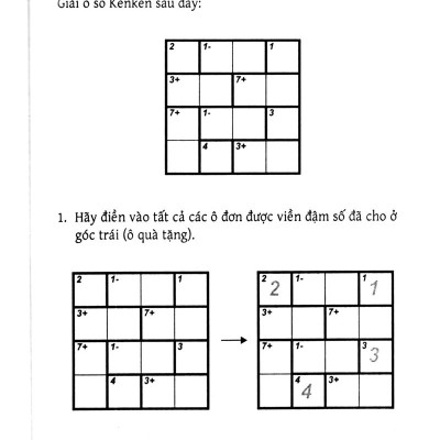 Trò Chơi Ô Chữ Số Thông Minh Kenken - Dành Cho Người Bắt Đầu (Tập 4)