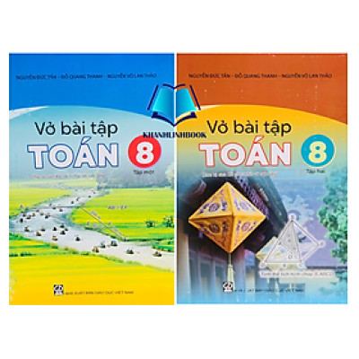 Sách - Combo Vở bài tập toán 8 - tập 1 + 2 ( kết nối )