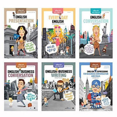 Sách ( Combo 6 cuốn ): Sống Sót Nơi Công Sở - English Business 