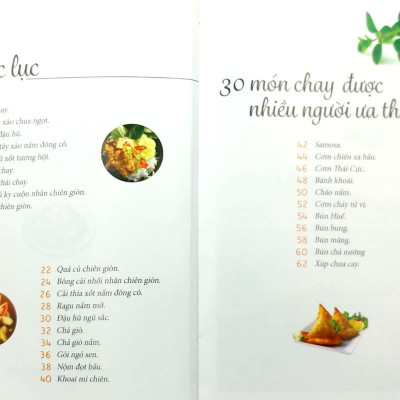 30 Món Chay Được Nhiều Người Ưa Thích (Tái Bản)