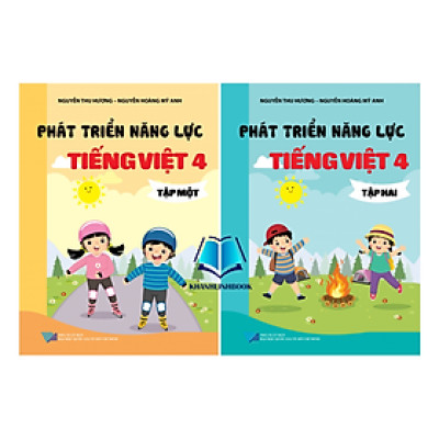 Sách - Combo Phát triển năng lực Tiếng Việt 4 tập 1 + 2 (KP)