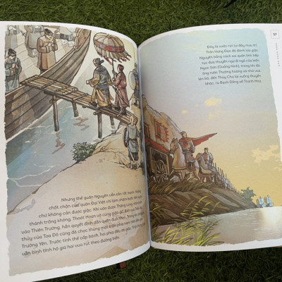 [Bộ LỊCH SỬ VIỆT NAM BẰNG TRANH] - BÌA CỨNG - IM MÀU TOÀN BỘ - NXB TRẺ - [Trần Hưng Đạo] -