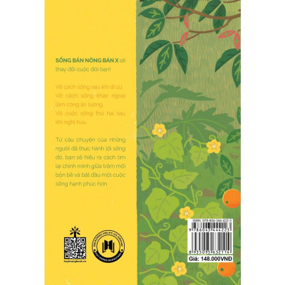 Sách - Sống Bán Nông Bán X - Triết Lý Mới Về Cuộc Sống Điền Viên - Shiomi Naoki - Huy Hoàng