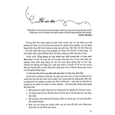 Ứng Dụng Trí Tuệ Nhân Tạo AI Trong Dạy Và Học Môn Hóa Học (Dành Cho Giáo Viên Và Học Sinh - Dùng Chung Cho SGK) (HA)