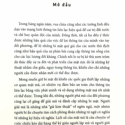Khoa Học Và Khám Phá - Mật Mã - Từ Cổ Điển Đến Lượng Tử (Tái Bản 2023)