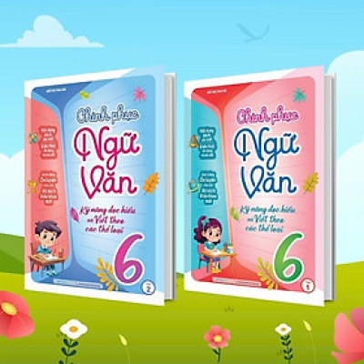 Sách - Chinh Phục Ngữ Văn - Kỹ Năng Đọc Hiểu Và Viết Theo Các Thể Loại Lớp 6 - Combo 2 Tập - Megabook
