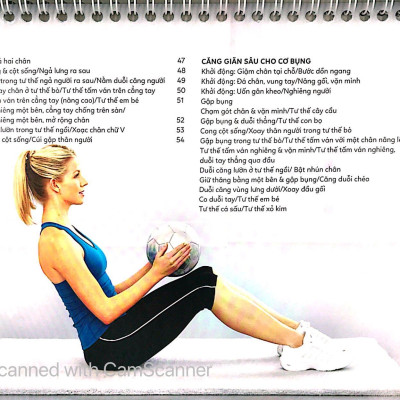 Sách Lò Xo - 15 Phút Tập Bụng (Kèm 1 DVD)