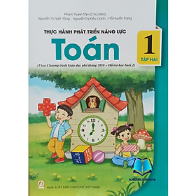 Sách - Thực hành phát triển năng lực toán 1 - tập 2 ( theo chương trình GDPT 2018 - Hô trợ học buổi 2 )