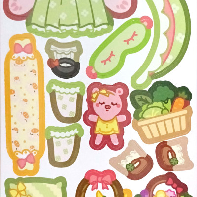 Mini Fashion (100+ Stickers Dễ Thương) - MEGA