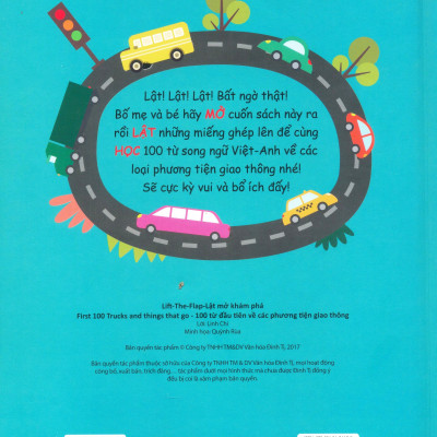 Sách Lift The Flap - Lật Mở Khám Phá - 100 Từ Đầu Tiên Về Các Phương Tiện Giao Thông