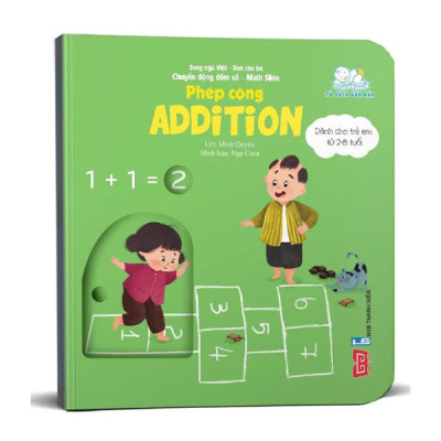 Sách Chuyển Động Đếm Số - Math Slide - Phép Cộng - Addition