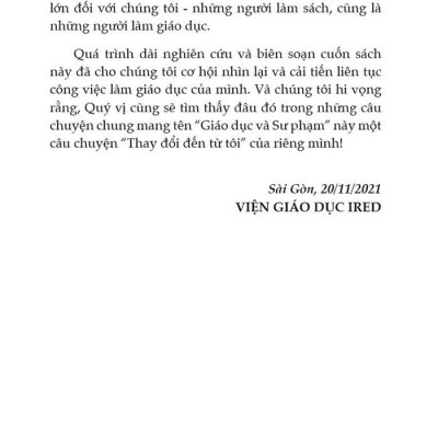 Sư Phạm Khai Phóng - Thế Giới, Việt Nam Và Tôi - Bìa Cứng