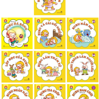 Bộ Sách Bubu - Bé Học Lễ Giáo (Trọn Bộ Tập 1 - 60)