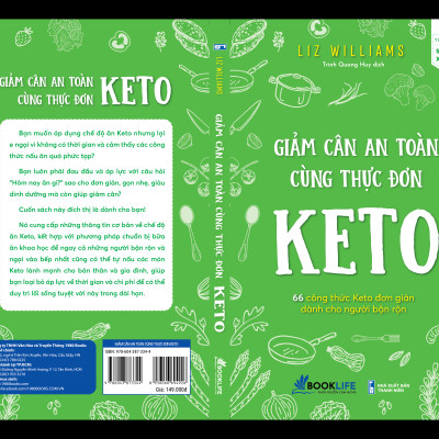 Giảm cân an toàn cùng thực đơn Keto - Liz Williams (1980BOOKS HCM)