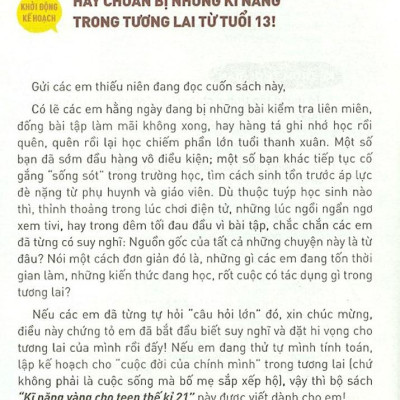 Kĩ Năng Vàng Cho Teen Thế Kỉ 21 - Bí Kíp Quản Lí Thời Gian (Tái Bản 2024)