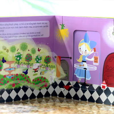 Sách Tương Tác - Sách Chuyển Động - First Stories - Alice In Wonderland - Alice Ở Xứ Sở Diệu Kỳ
