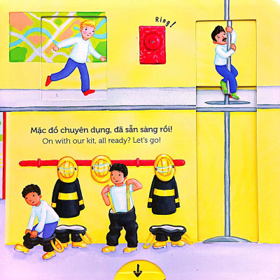 Sách Chuyển Động - Busy - Fire Station - Trạm Cứu Hỏa