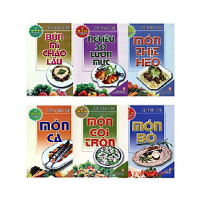 Combo 60 Món Ăn Được Ưa Thích (Bộ 6 Cuốn) - VT